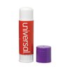 Universal Glue Stick, 1.3 oz, Applies Purple, Dries Clear, PK12 UNV74752